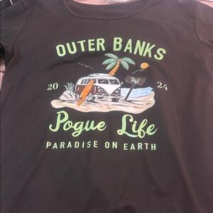 Outer Banks Black Kids T-Shirt